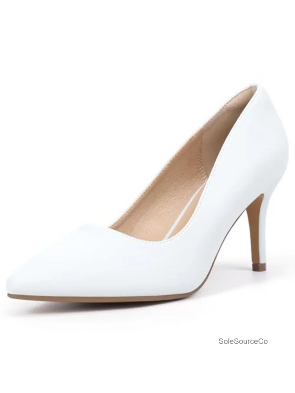 Women's Pointed Toe Stiletto Pumps with Cushioned Insole and Slip-Resistant Sole